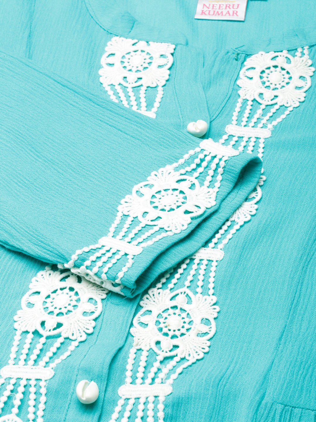 Sadguru Blue Flared Casual Solid Maxi Dresses - Effortless Everyday Chic - Image 4